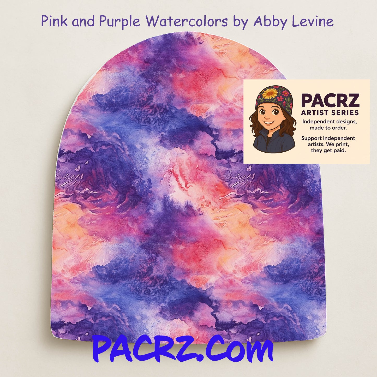 Artist Series - Pink and Purple Watercolors by Abby Levine