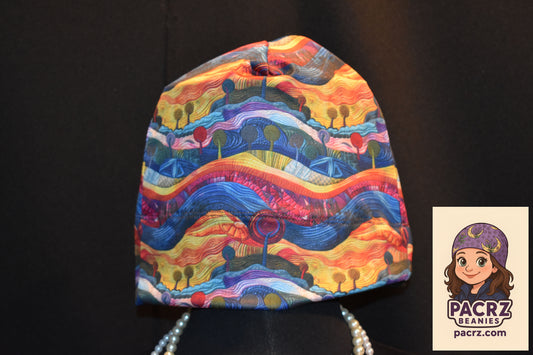 PACRZ Ready to Ship Beanies - Over the Mountains - Size Large