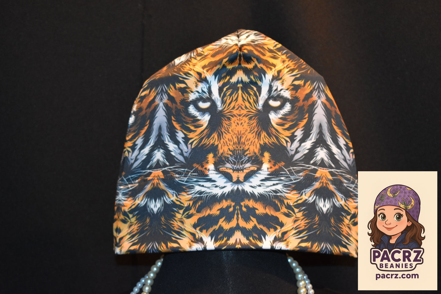 PACRZ Ready to Ship Beanies - Tiger - Size Large